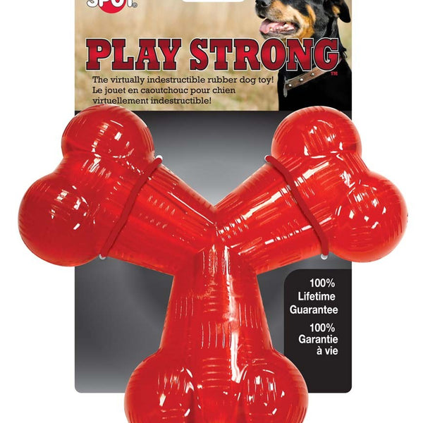 Spot Play Strong Dog Toy Trident 1ea/6 in