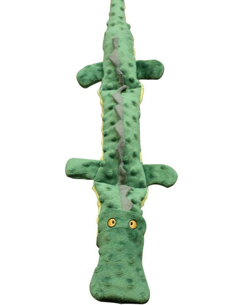 Skinneeez Extreme Dog Toy Triple Squeaker Croc 1ea/25 in