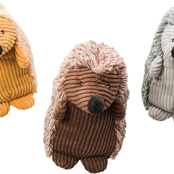 Spot Corduroy Hedgehogs Dog Toy Assorted 1ea/8 in