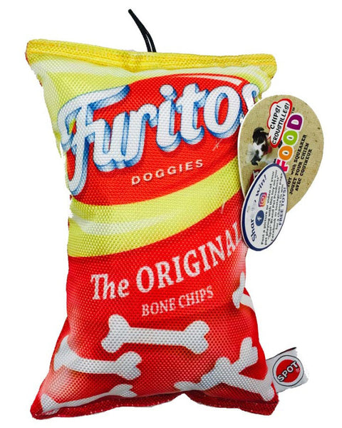 Spot Fun Food Dog Toy Furitos Chips 1ea/8 in