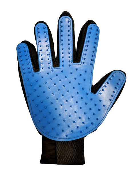 Spot Dog Grooming Glove Blue, Black, 1ea/9 in