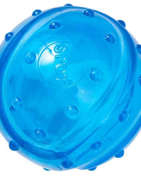 Spot Play Strong Scent-Station Ball Dog Toy Bacon Blue 1ea/3.25 in