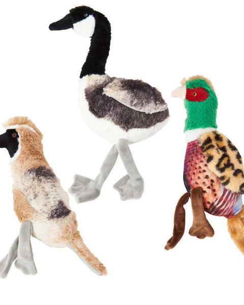 Spot Bird Calls Plush Dog Toy Assorted 1ea/12 in