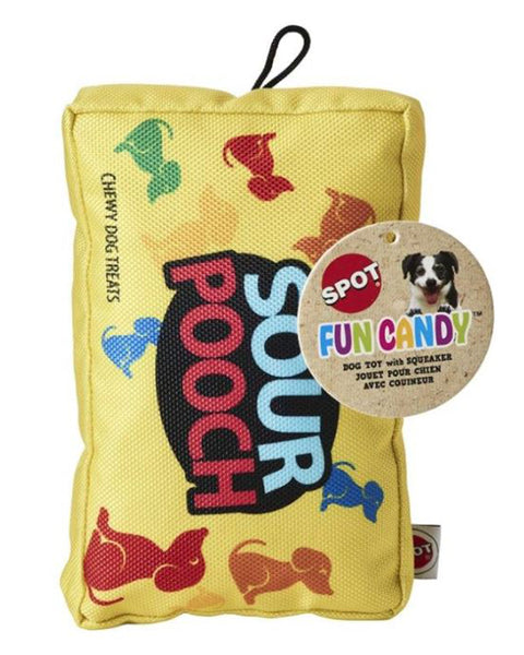 Spot Fun Candy Dog Toy Sour Pooch, 1ea/7 in