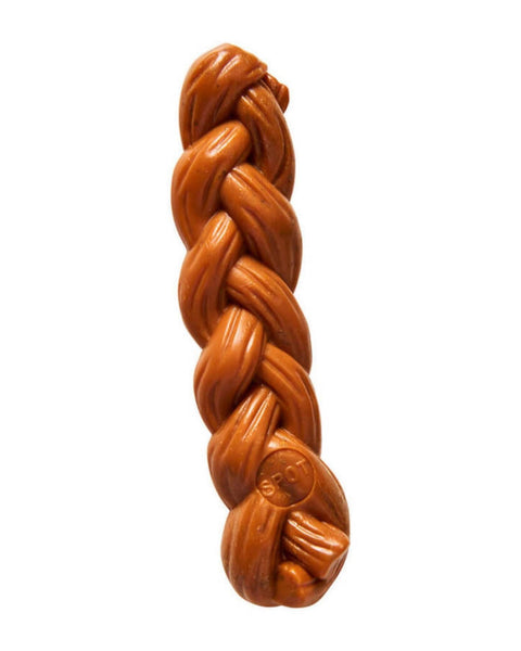 Bam-Bone Braid Stick Dog Toy Hickory, 1ea/5.75 in