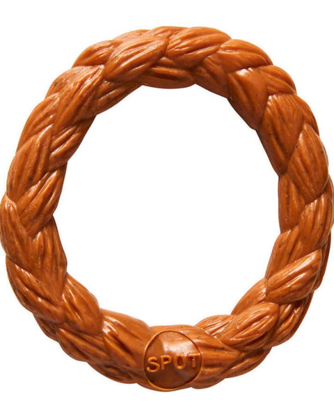 Bam-Bone Braid Ring Dog Toy Hickory, 1ea/5 in