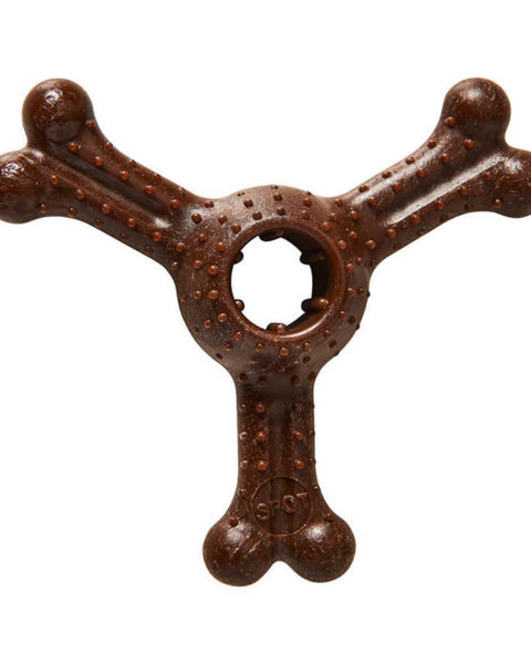 Bam-Bone Plus Triple Chew Dog Toy Bison, 1ea/4 in