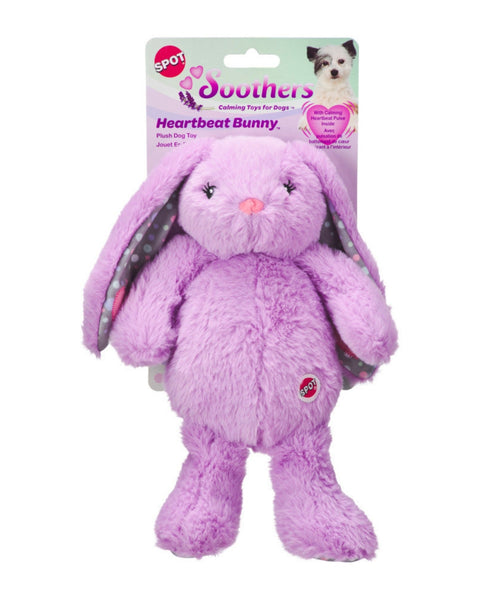 Spot Soothers Heartbeat Bunny Dog Toy Assorted, 1ea/12 in