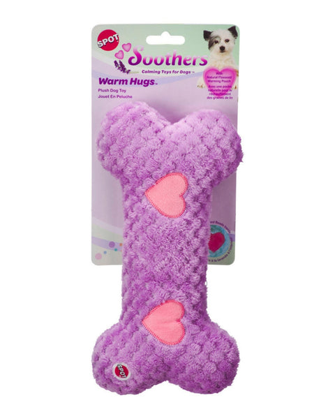 Spot Soothers Warm Hug Bone Dog Toy Assorted, 1ea/12 in