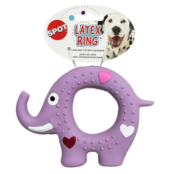 Spot Latex Rings Dog Toy Assorted, 1ea/5 in