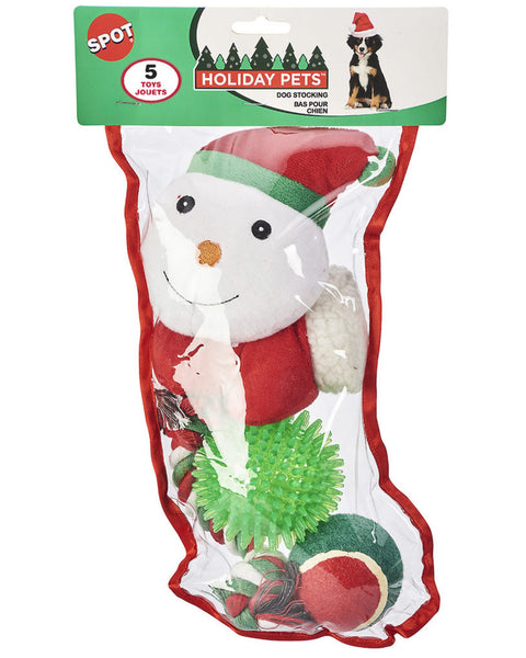 Spot Holiday Dog Stocking 1ea/LG, 5Pc