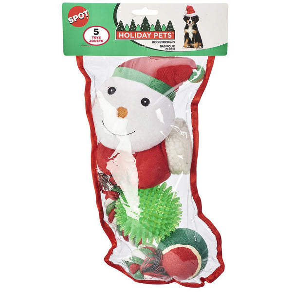 Spot Holiday Dog Stocking 1ea/LG, 5Pc