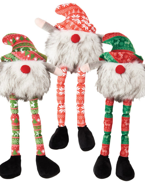 Spot Holiday Gnomes Long Leg Assorted 1ea/21 in