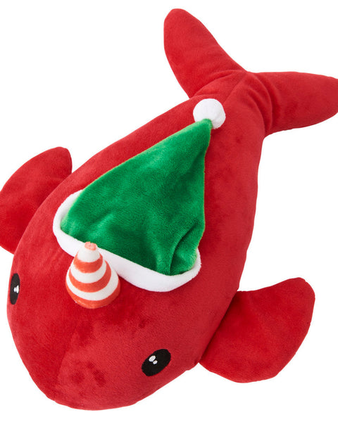 Spot Holiday Narwhals Dog Toy Assorted 12 In