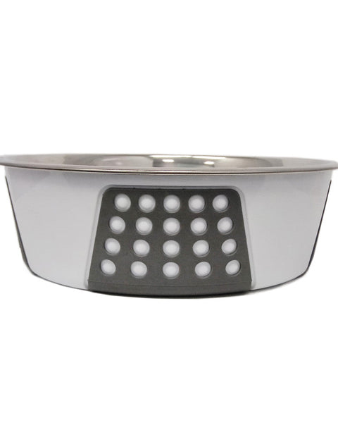 Spot Tribeca Dog Bowl White 1ea/55 oz