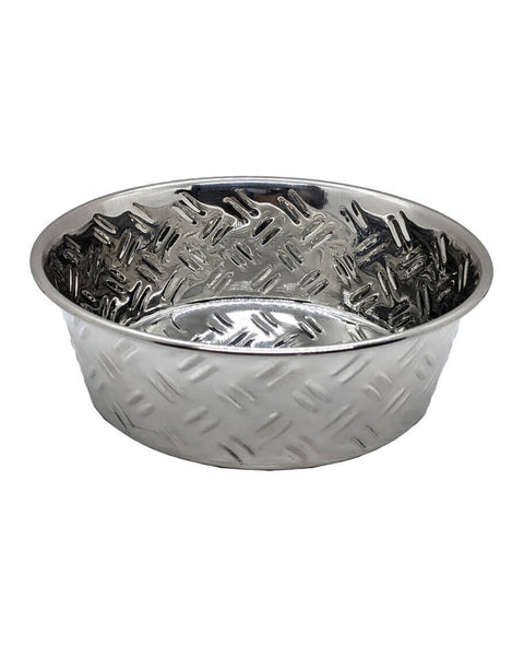 Spot CrissCross Stainless Steel NoSkid Dog Bowl 1ea/32 oz