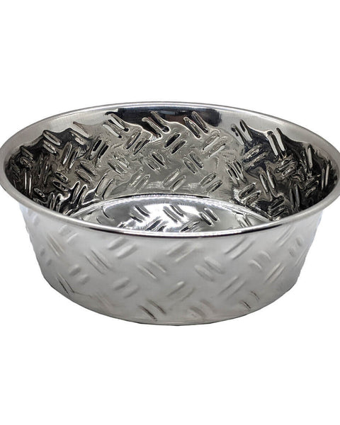 Spot CrissCross Stainless Steel NoSkid Dog Bowl 1ea/96 oz