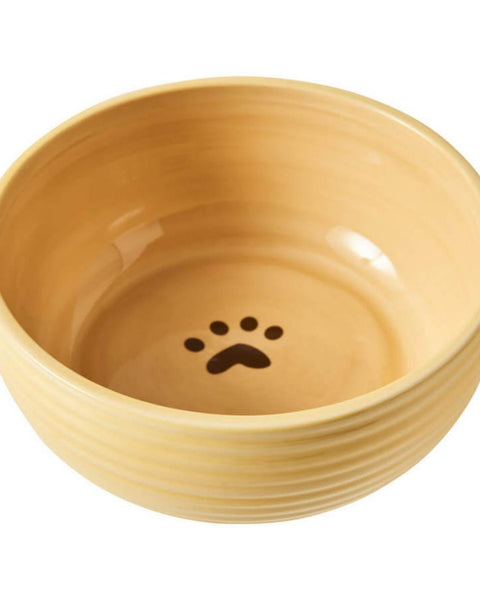 Spot Elegance Dog Bowl Cream, 1ea/7 in