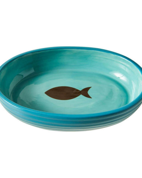 Spot Elegance Cat Bowl Aqua, 1ea/6 in