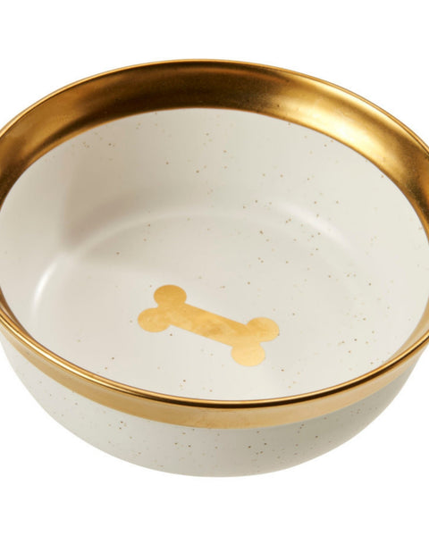 Spot Malibu Dog Dish Gold, 1ea/7 in