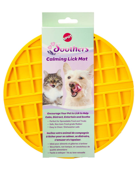 Spot Soothers Lick Mat Belgian Waffle, 1ea/7.5 in