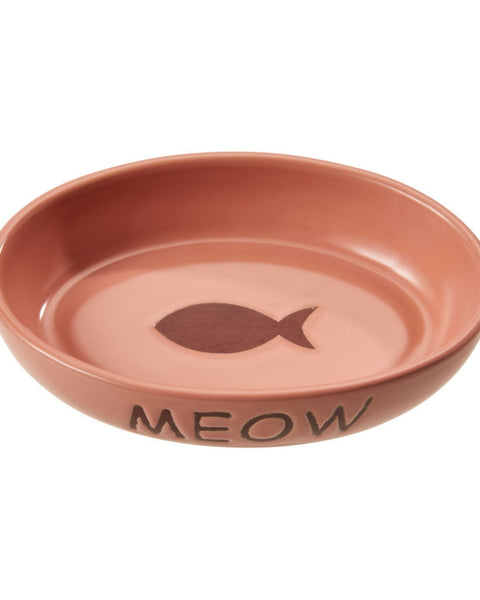 Spot Portofino Oval Cat Dish Blush Pink, 1ea/6 in