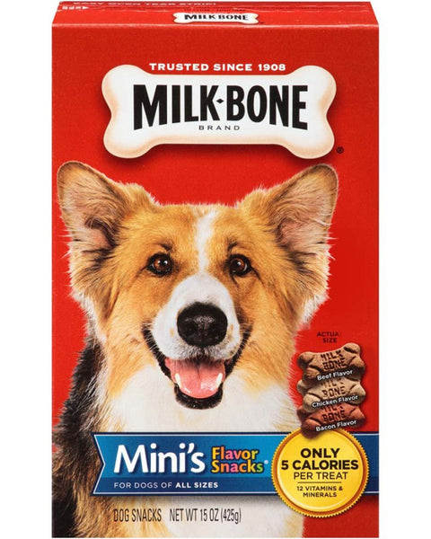 Milk-Bone Flavor Snacks Dog Treats 1ea/Mini, 15 oz