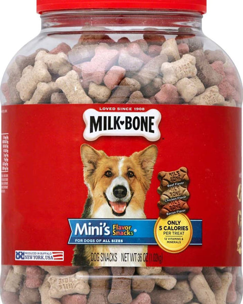 Milk-Bone Flavor Snacks Dog Treats 1ea/Mini, 36 oz