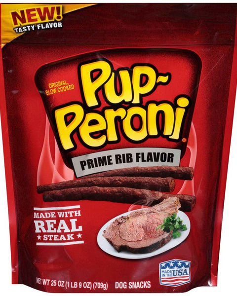 Pup-Peroni Prime Rib Dog Treats 1ea/25 oz