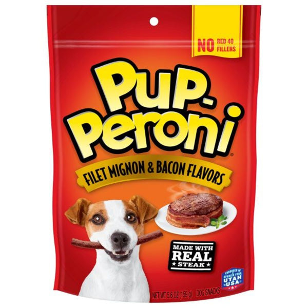 Pup-Peroni Filet Mignon & Bacon Flavor Dog Treats 1ea/5.6 oz