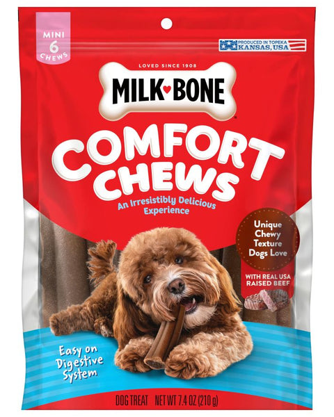 Milk-Bone Mini Comfort Chews Dog Treats Beef 1ea/7.4 oz