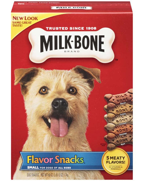 Milk-Bone Flavor Snacks Dog Treats 1ea/SM/MD, 60 oz