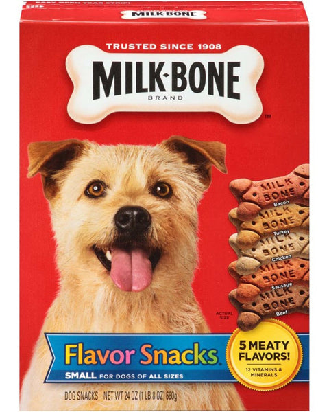 Milk-Bone Flavor Snacks Dog Treats 1ea/SM/MD, 24 oz