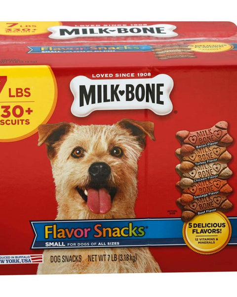 Milk-Bone Flavor Snacks Dog Treats 1ea/SM/MD, 7 lb