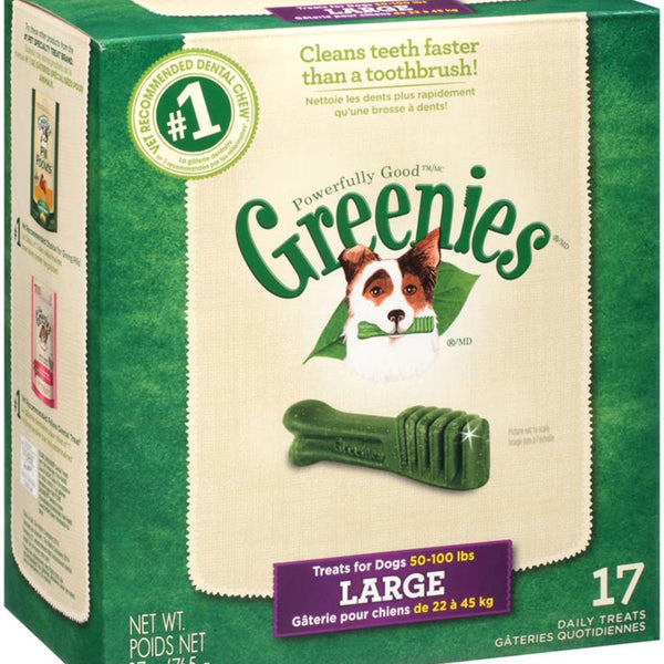 Greenies Dog Dental Treats Large Original 1ea/27 oz, 17 ct
