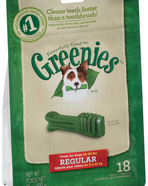 Greenies Dog Dental Treats Regular Original 1ea/18 oz, 18 ct