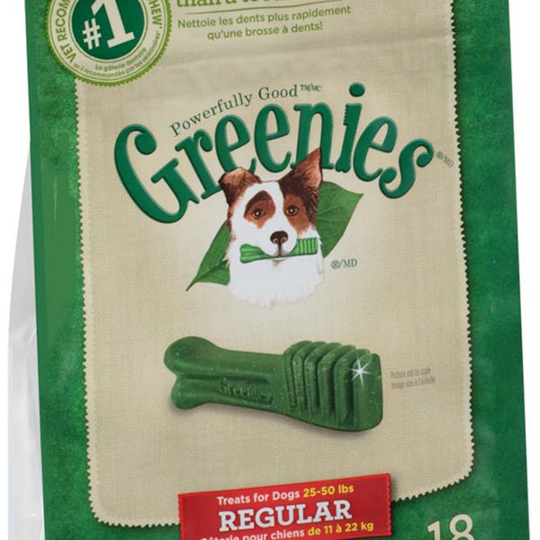Greenies Dog Dental Treats Regular Original 1ea/18 oz, 18 ct