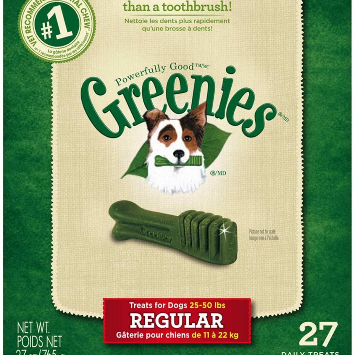 Greenies Dog Dental Treats Regular Original 1ea/27 oz, 27 ct