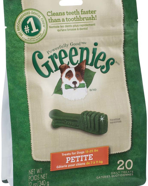 Greenies Dog Dental Treats Petite Original 1ea/12 oz, 20 ct
