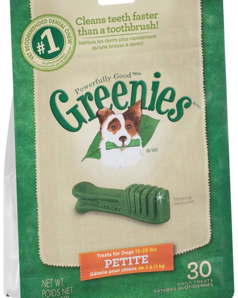 Greenies Dog Dental Treats Petite Original 1ea/18 oz, 30 ct