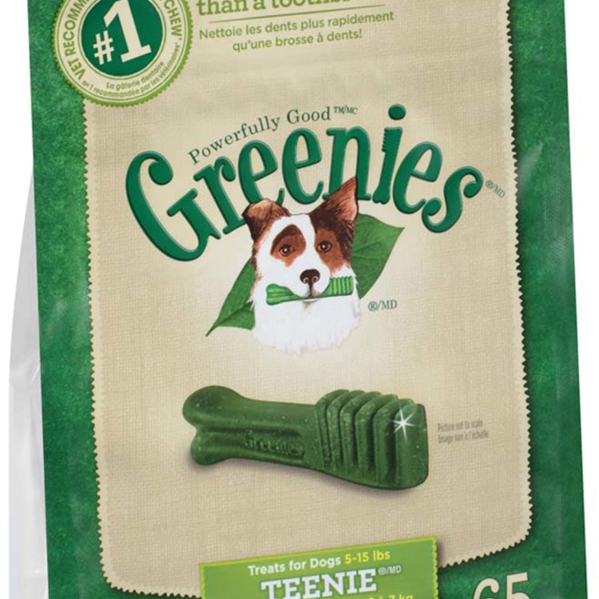 Greenies Dog Dental Treats Teenie Original 1ea/18 oz, 65 ct