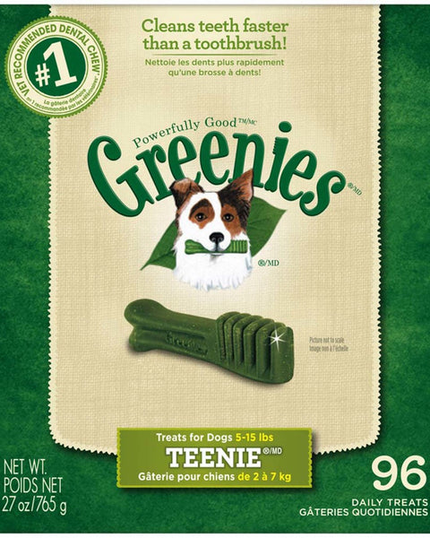 Greenies Dog Dental Treats Teenie Original 1ea/27 oz, 96 ct