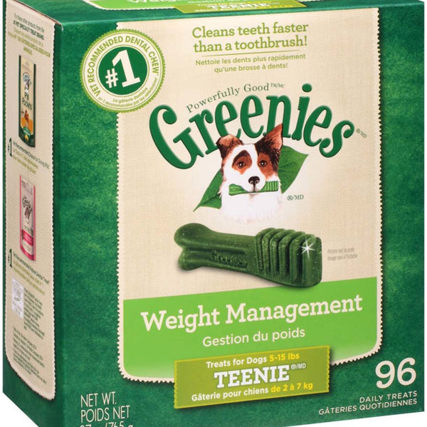 Greenies Weight Management Dog Dental Treats Teenie 1ea/27 oz, 96 ct
