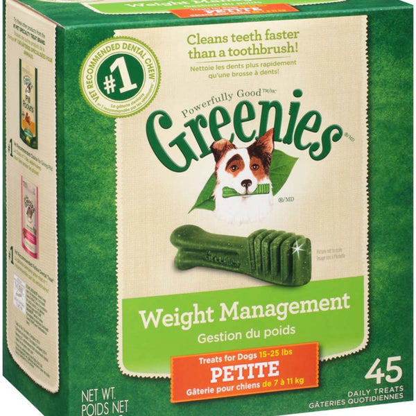 Greenies Weight Management Dog Dental Treats Petite 1ea/27 oz, 45 ct