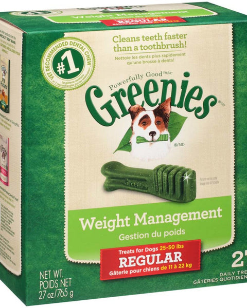 Greenies Weight Management Dog Dental Treats Regular 1ea/27 oz, 27 ct