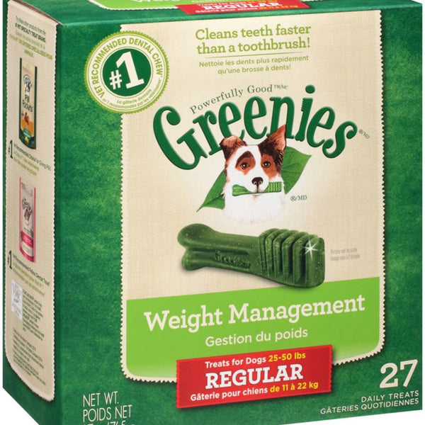 Greenies Weight Management Dog Dental Treats Regular 1ea/27 oz, 27 ct