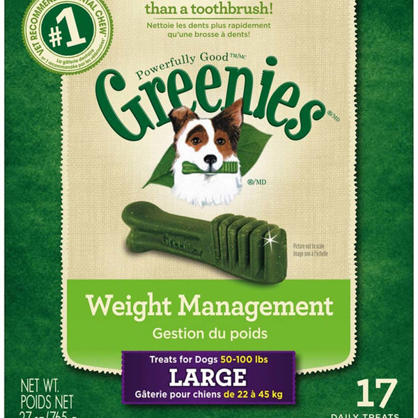 Greenies Weight Management Dog Dental Treats Large 1ea/27 oz, 17 ct