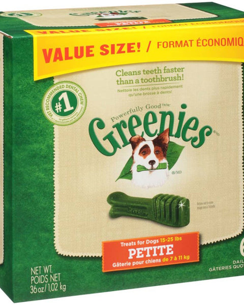 Greenies Dog Dental Treats Petite Original 1ea/36 oz, 60 ct
