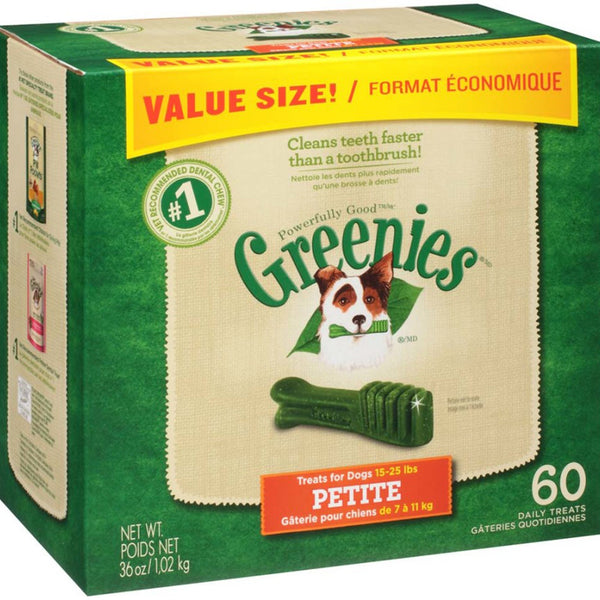 Greenies Dog Dental Treats Petite Original 1ea/36 oz, 60 ct
