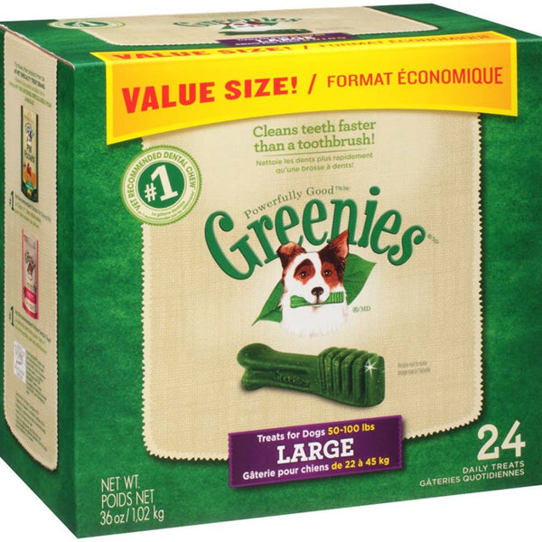 Greenies Dog Dental Treats Large Original 1ea/36 oz, 24 ct